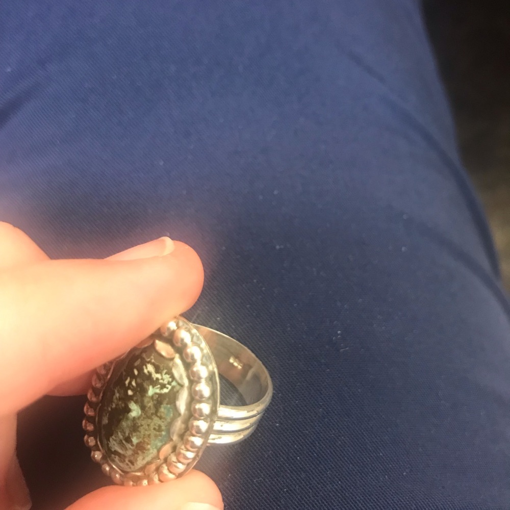 Turquoise Statement Ring - image 4